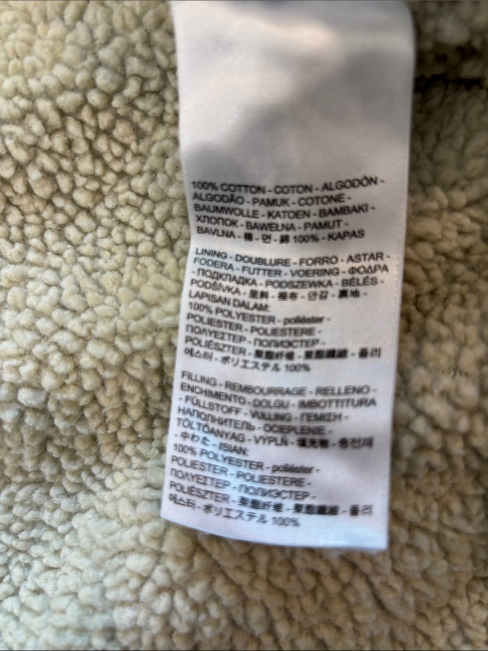 Levi’s Women’s Blue Denim Sherpa Jacket Cream Collar Trucker Size xl - Picture 15 of 15